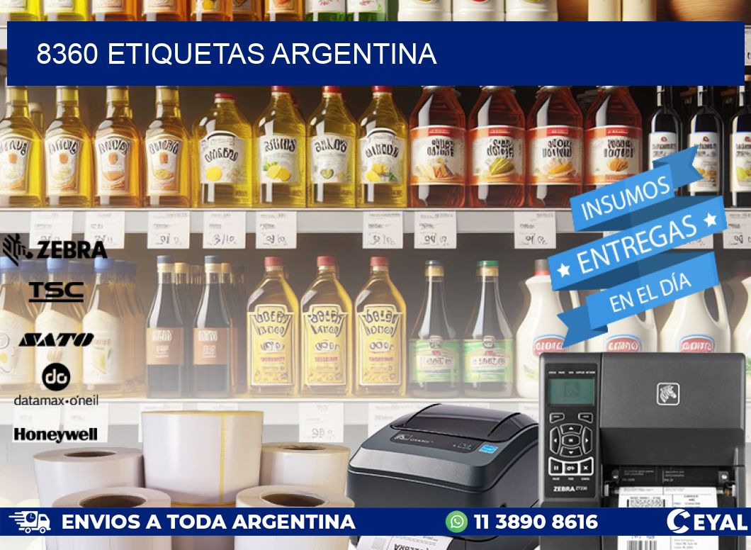 8360 ETIQUETAS ARGENTINA