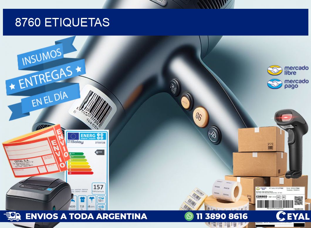 8760 ETIQUETAS