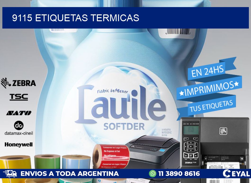 9115 ETIQUETAS TERMICAS