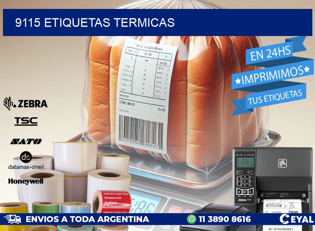 9115 ETIQUETAS TERMICAS