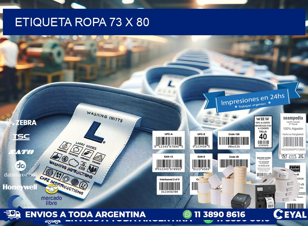ETIQUETA ROPA 73 x 80