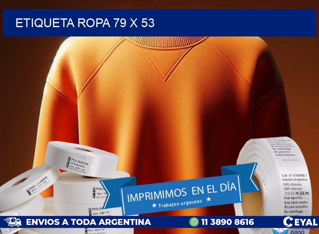 ETIQUETA ROPA 79 x 53