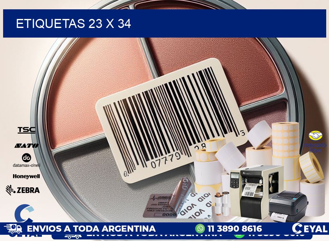 ETIQUETAS 23 x 34