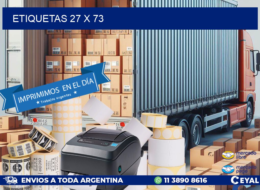 ETIQUETAS 27 x 73