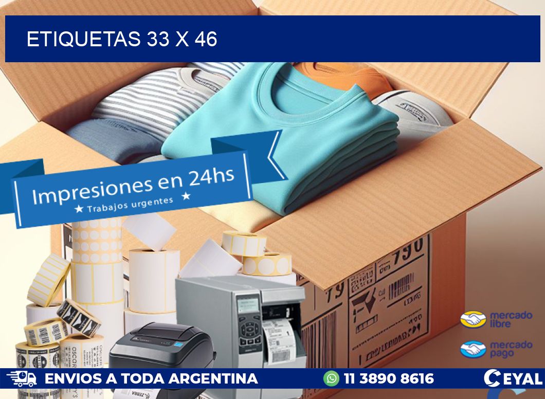 ETIQUETAS 33 x 46