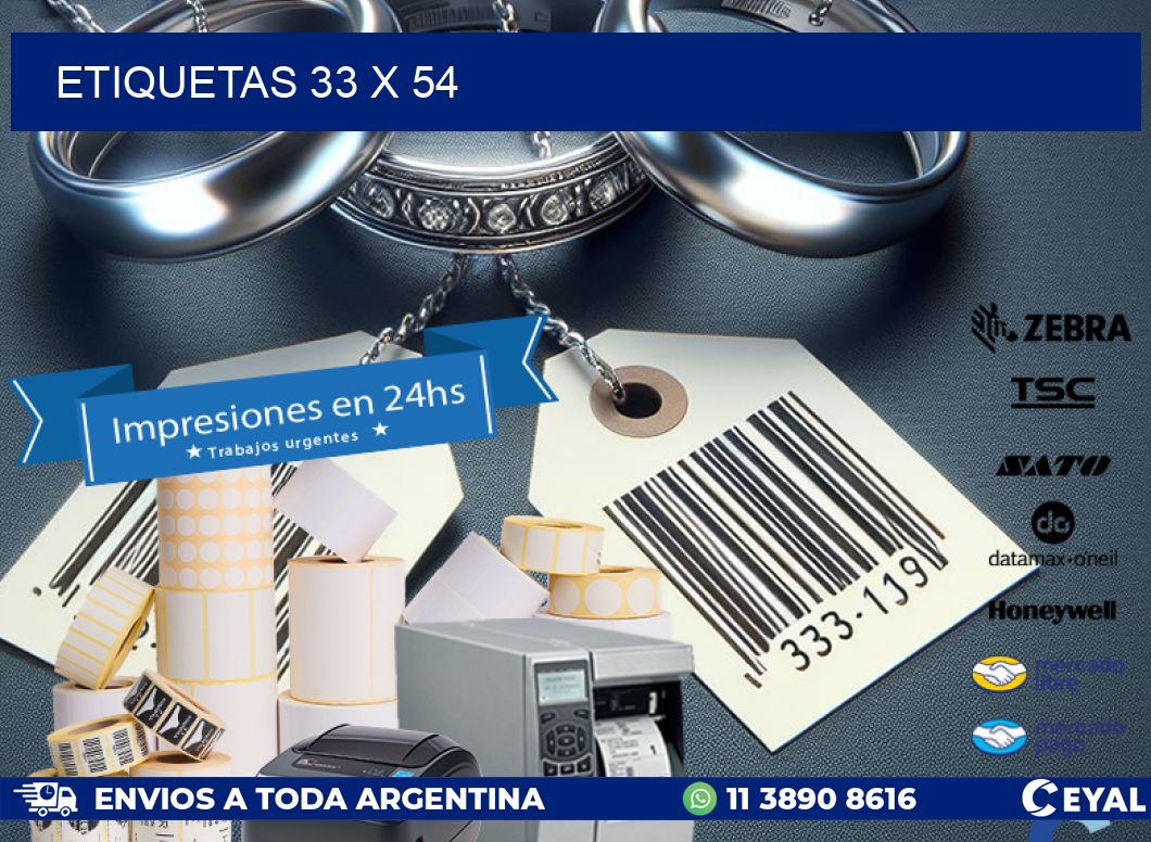 ETIQUETAS 33 x 54