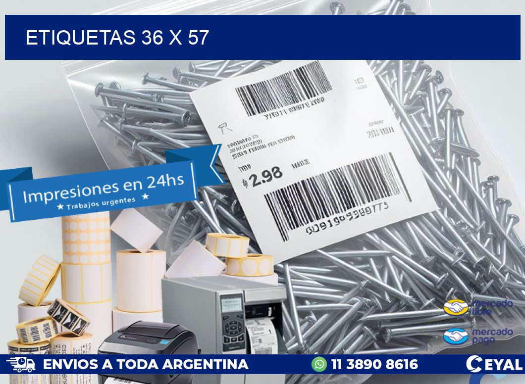ETIQUETAS 36 x 57