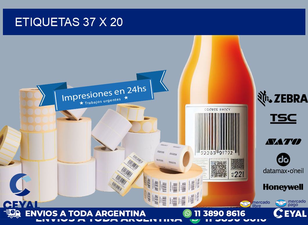 ETIQUETAS 37 x 20