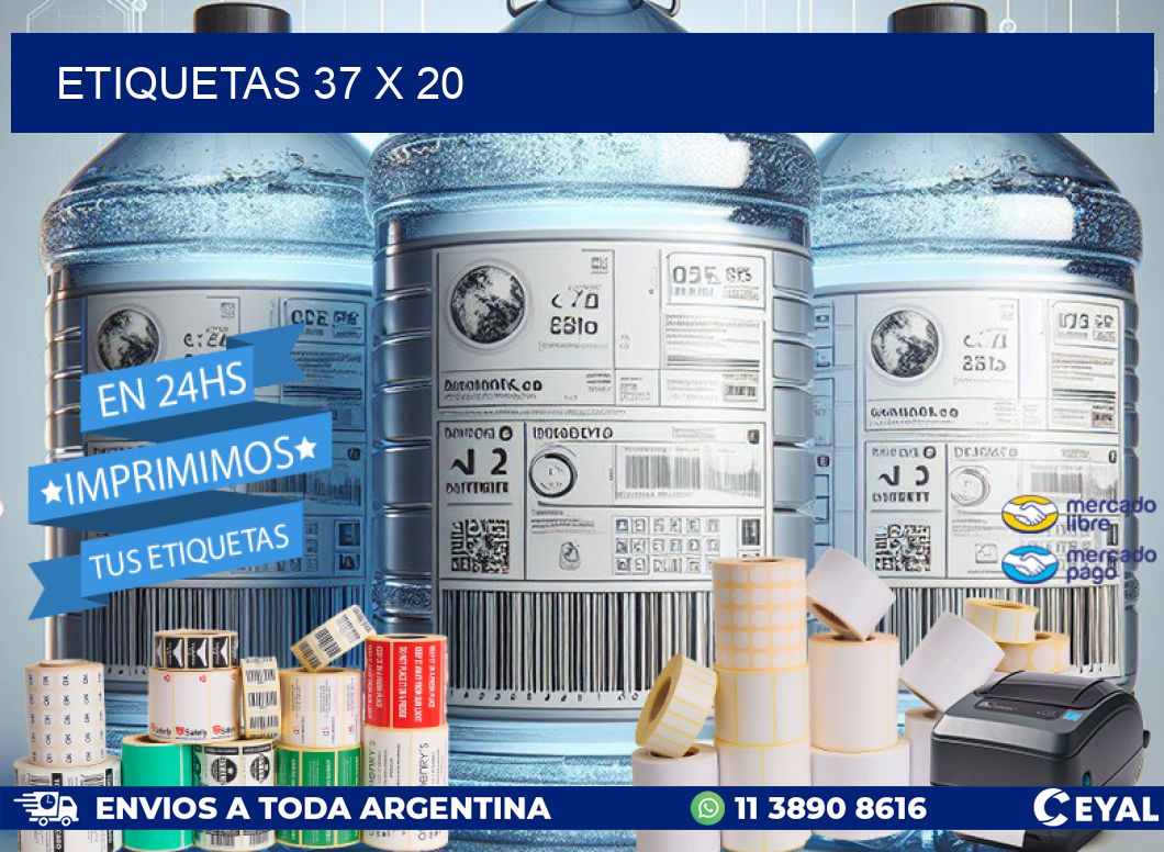 ETIQUETAS 37 x 20