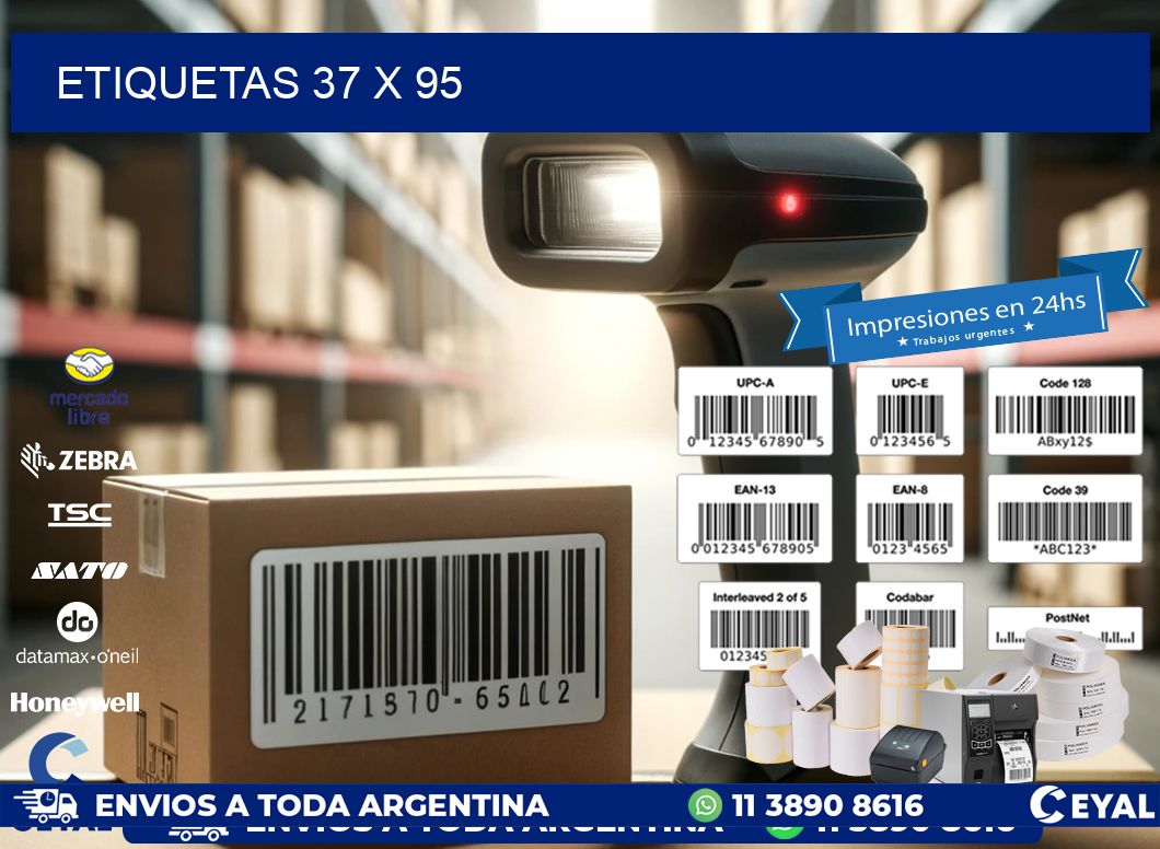 ETIQUETAS 37 x 95