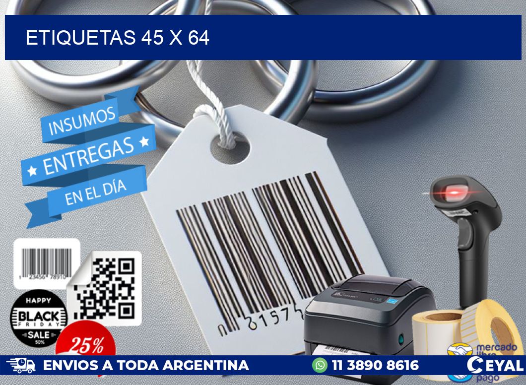 ETIQUETAS 45 x 64