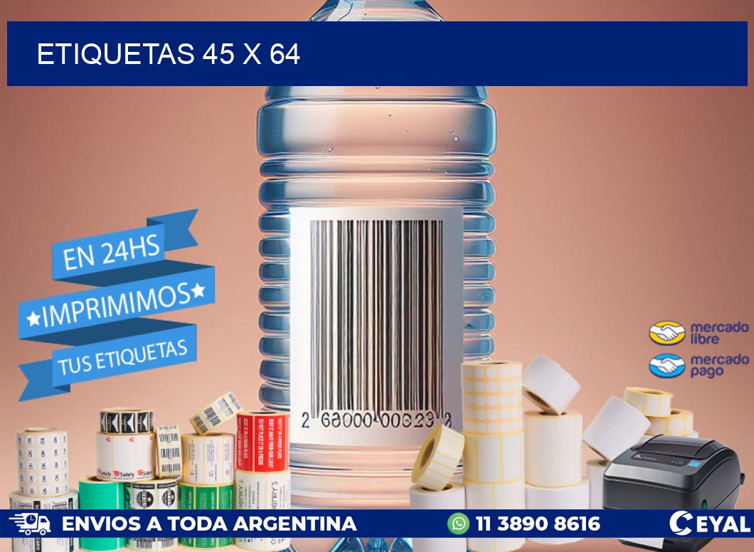 ETIQUETAS 45 x 64