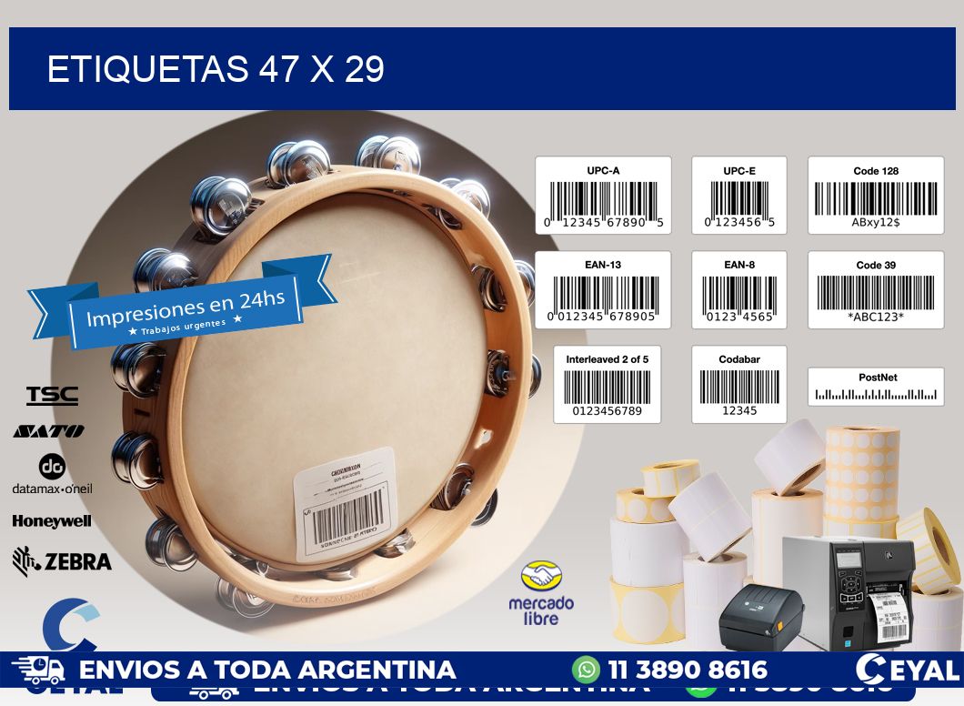 ETIQUETAS 47 x 29