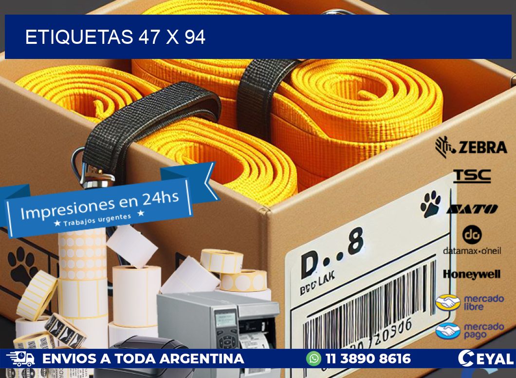 ETIQUETAS 47 x 94