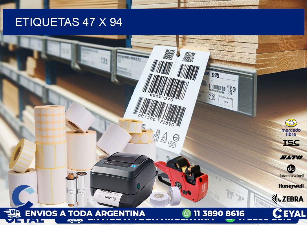 ETIQUETAS 47 x 94