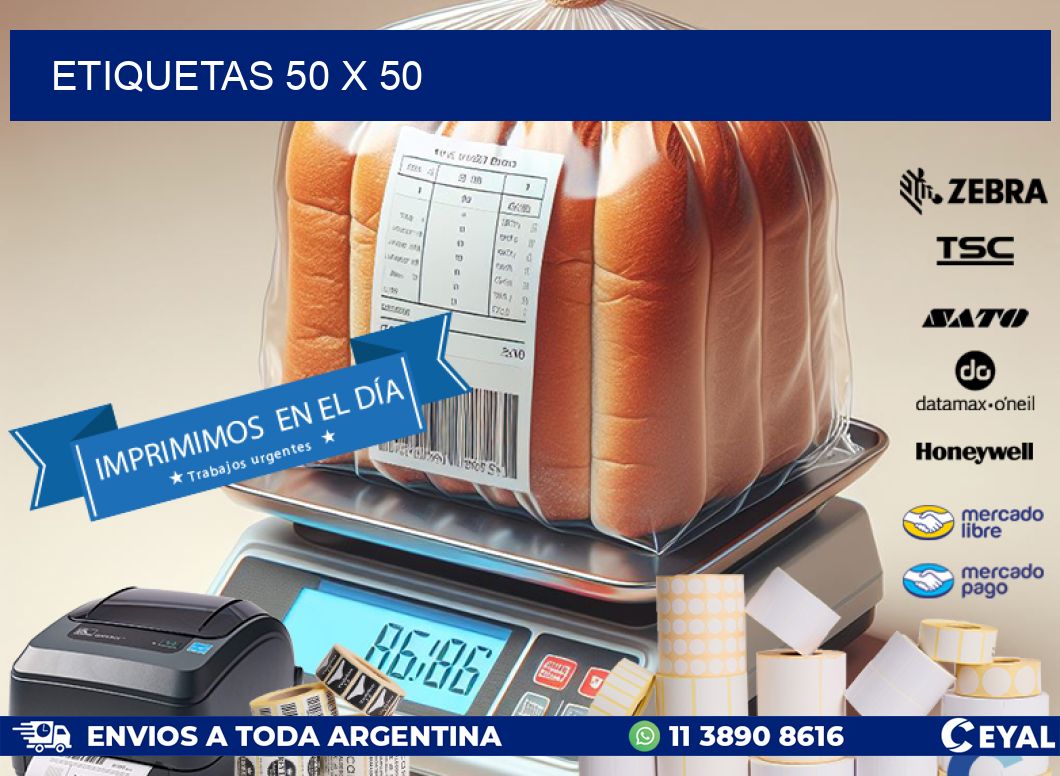 ETIQUETAS 50 x 50