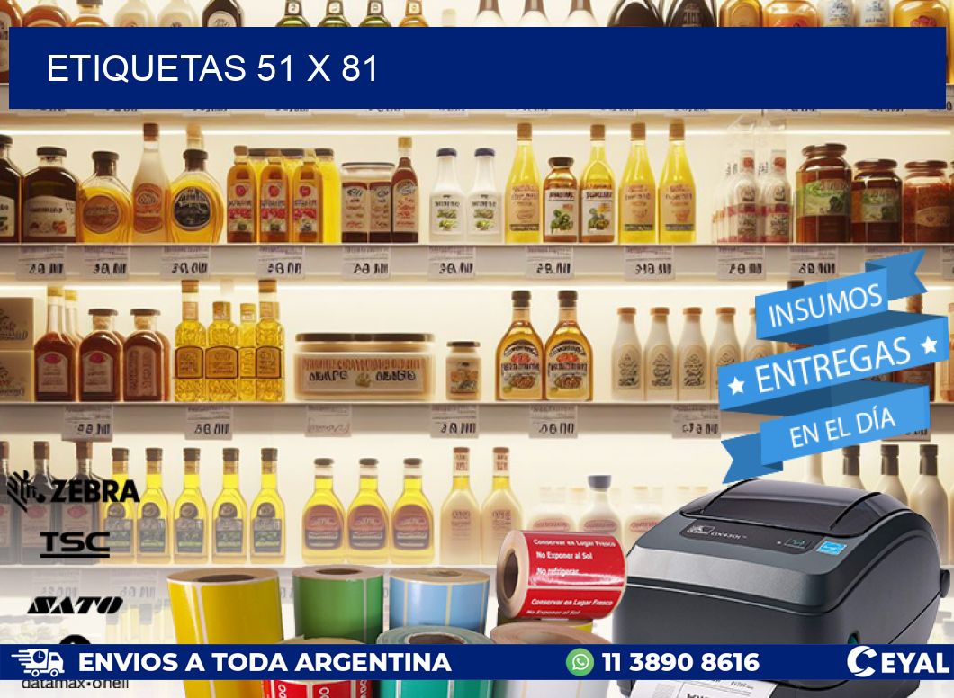 ETIQUETAS 51 x 81