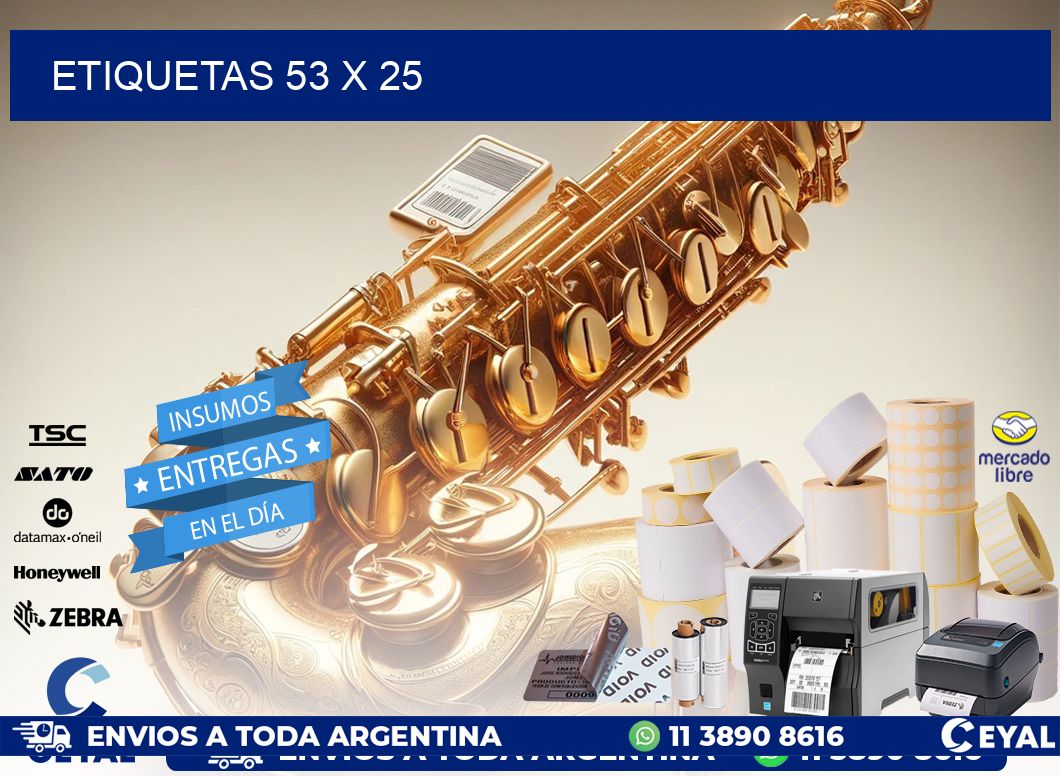 ETIQUETAS 53 x 25