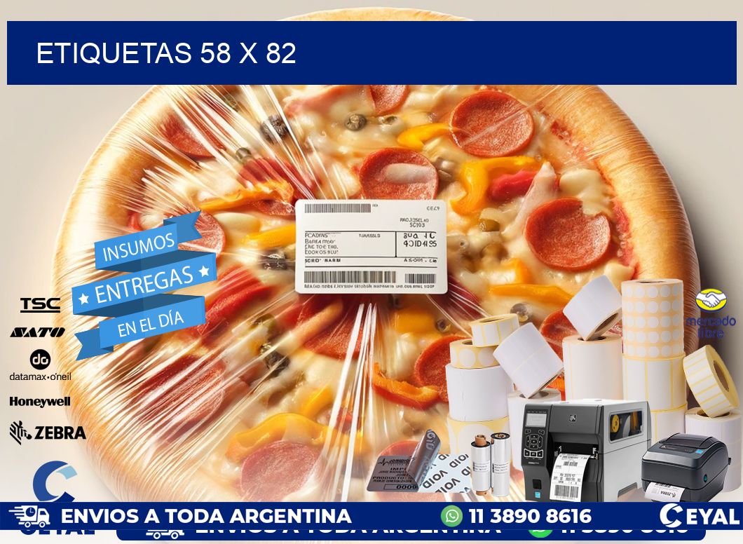 ETIQUETAS 58 x 82