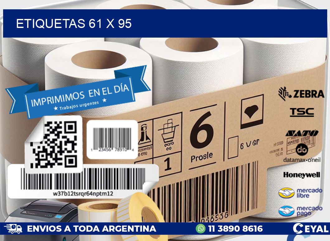ETIQUETAS 61 x 95