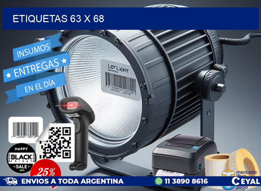 ETIQUETAS 63 x 68