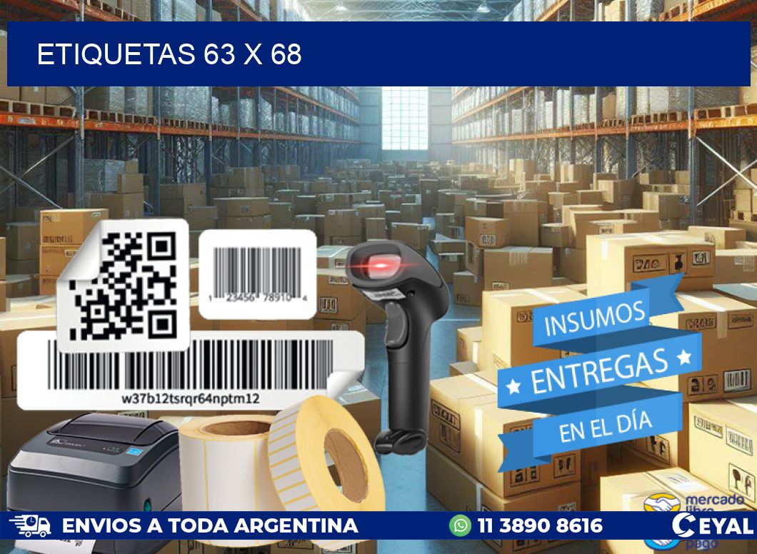 ETIQUETAS 63 x 68