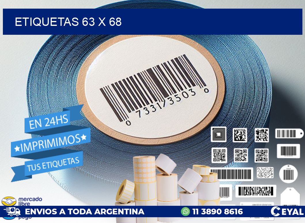 ETIQUETAS 63 x 68