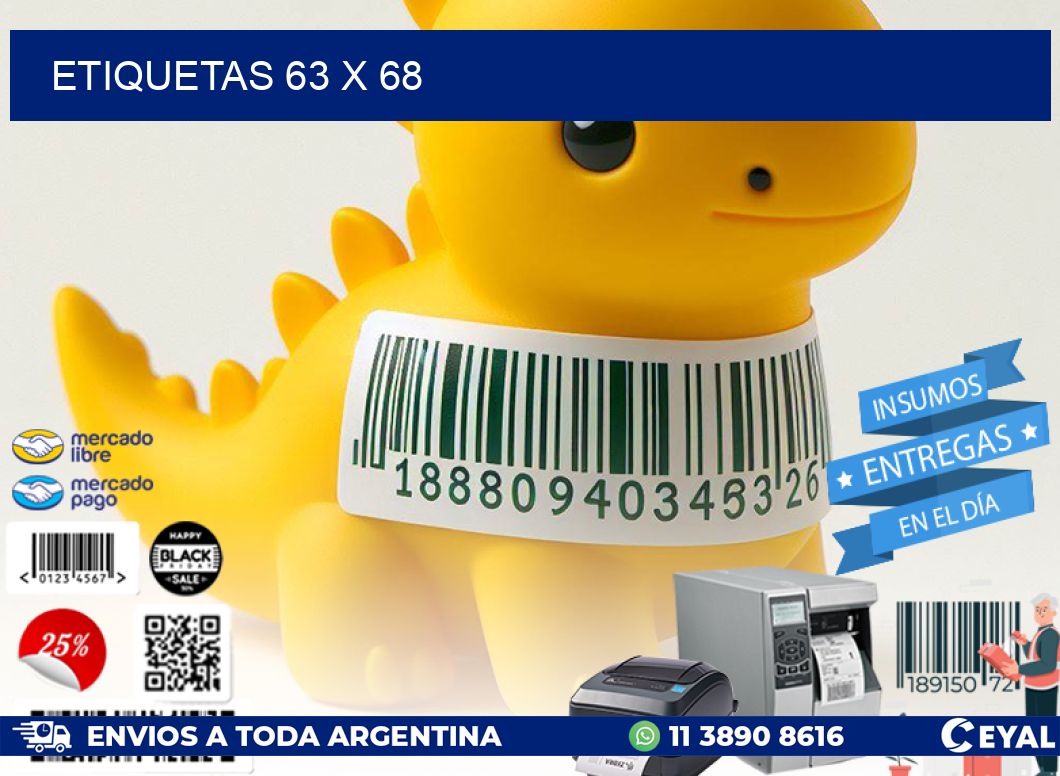 ETIQUETAS 63 x 68