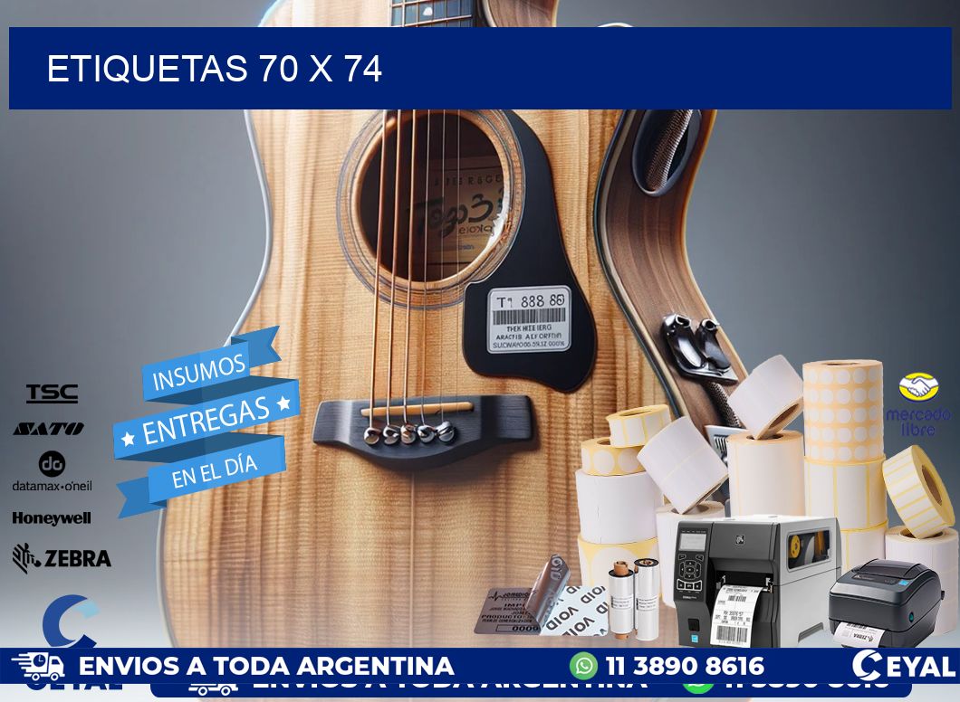 ETIQUETAS 70 x 74