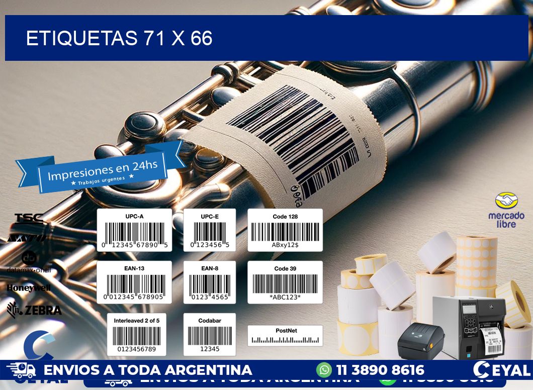 ETIQUETAS 71 x 66