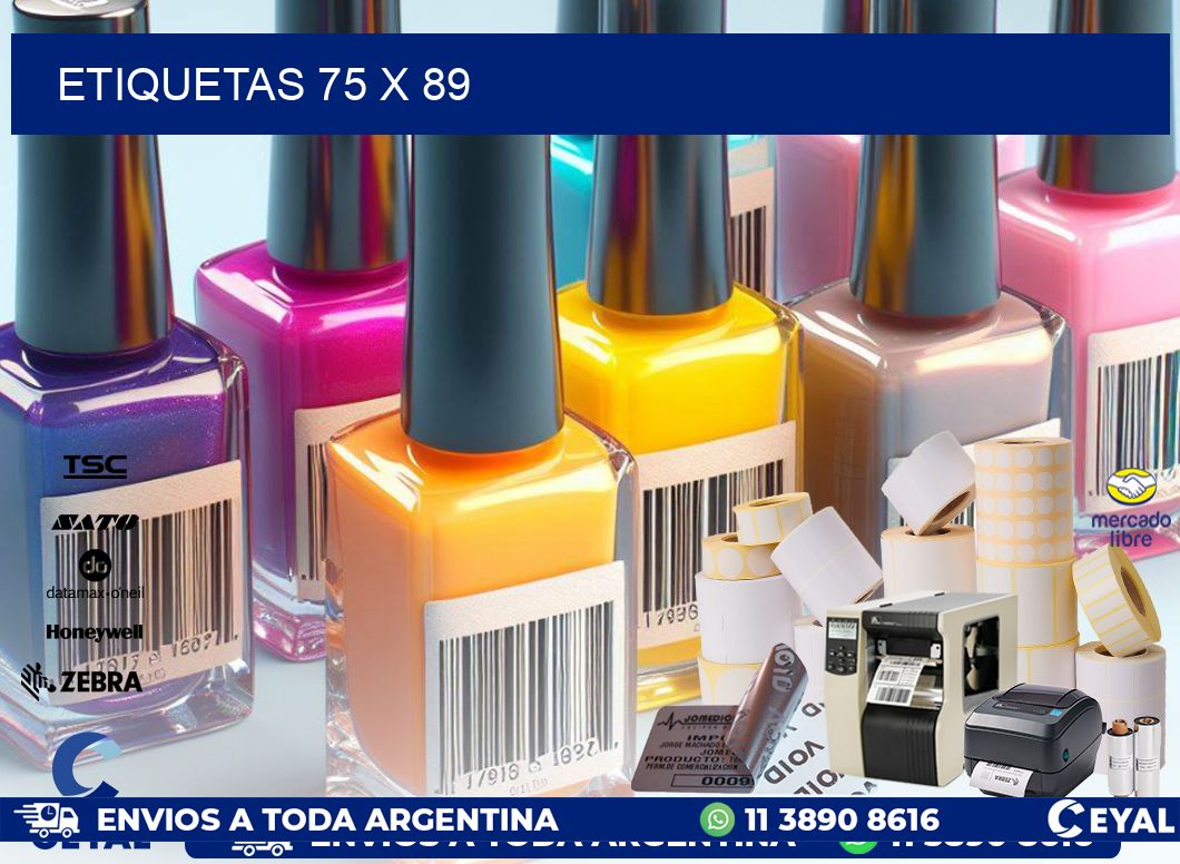 ETIQUETAS 75 x 89
