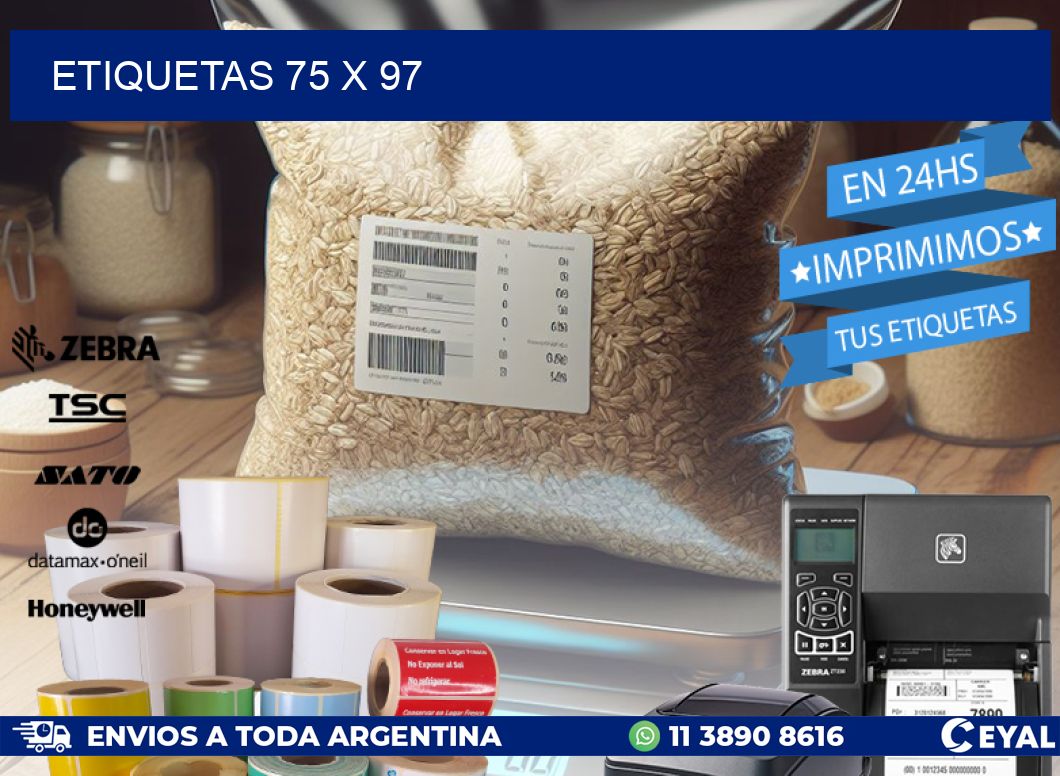 ETIQUETAS 75 x 97