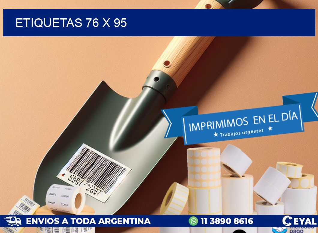 ETIQUETAS 76 x 95