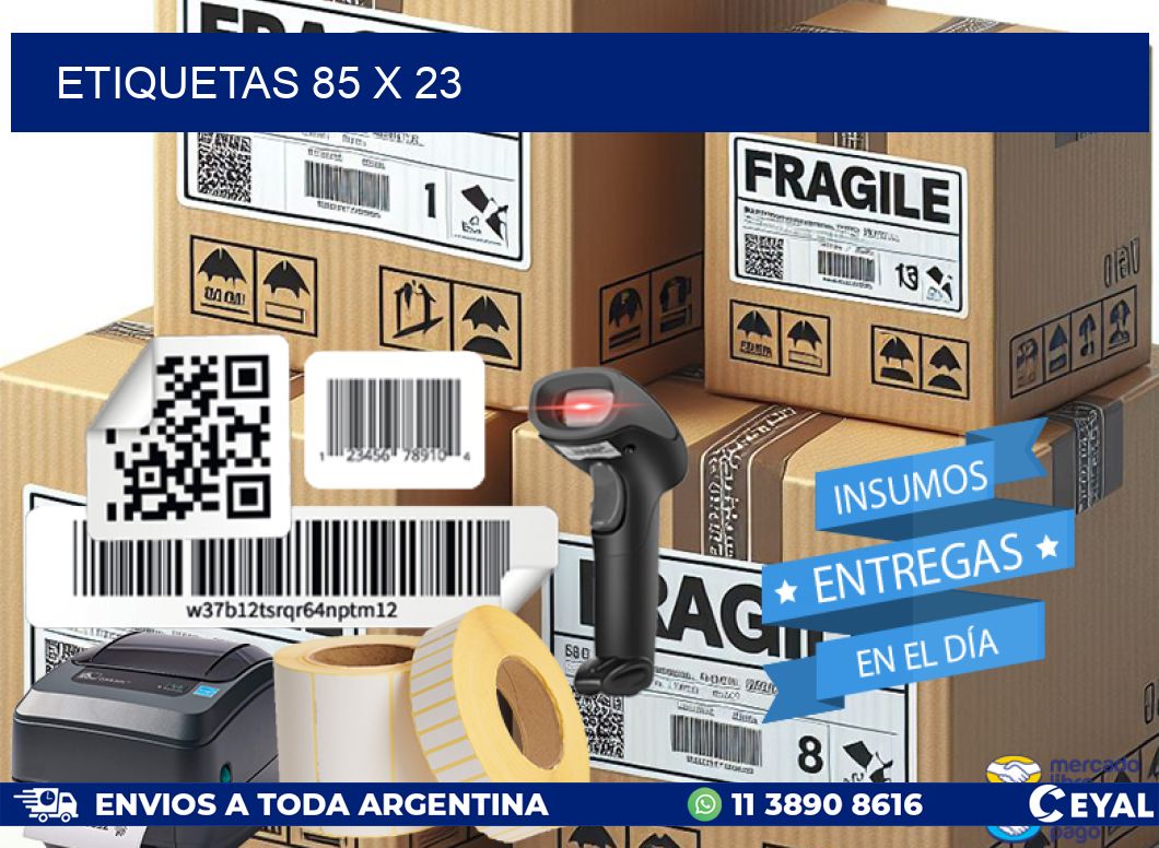 ETIQUETAS 85 x 23