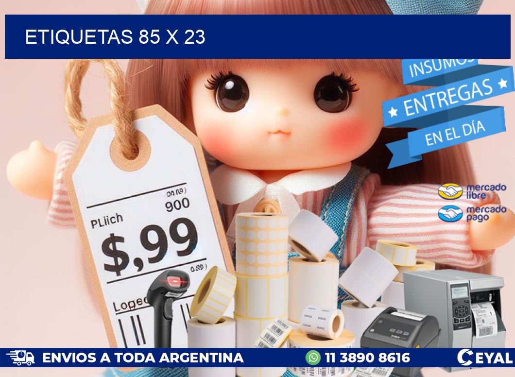 ETIQUETAS 85 x 23