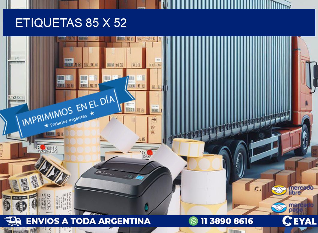 ETIQUETAS 85 x 52