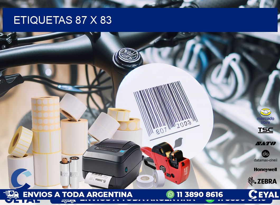 ETIQUETAS 87 x 83