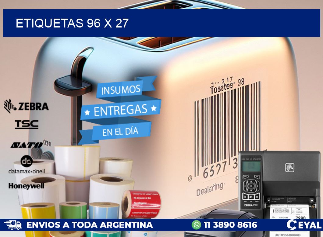 ETIQUETAS 96 x 27