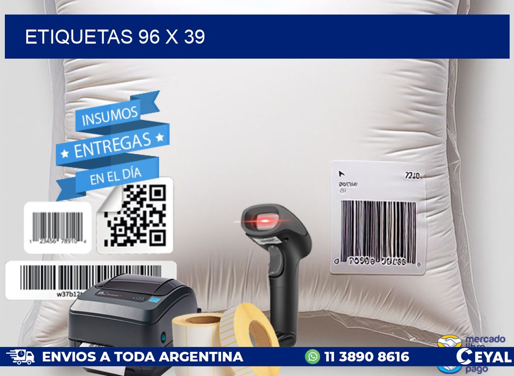 ETIQUETAS 96 x 39