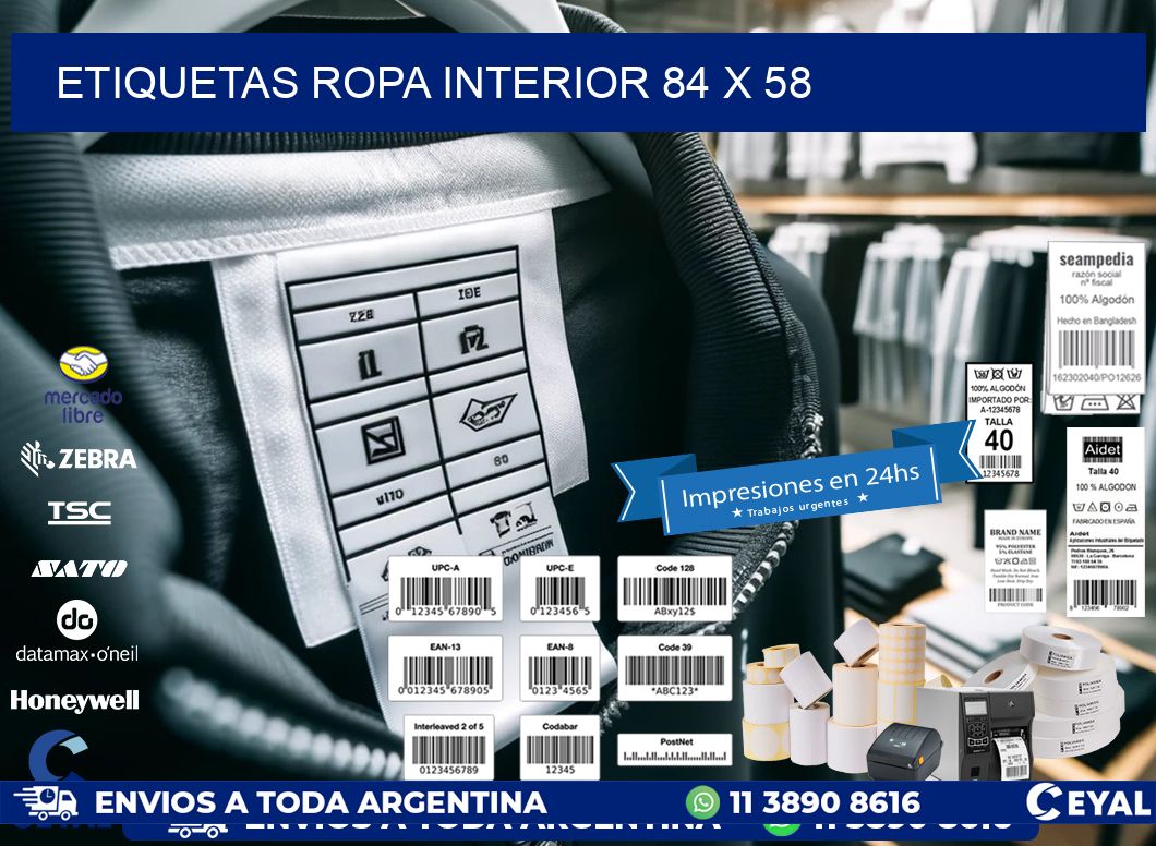 ETIQUETAS ROPA INTERIOR 84 x 58