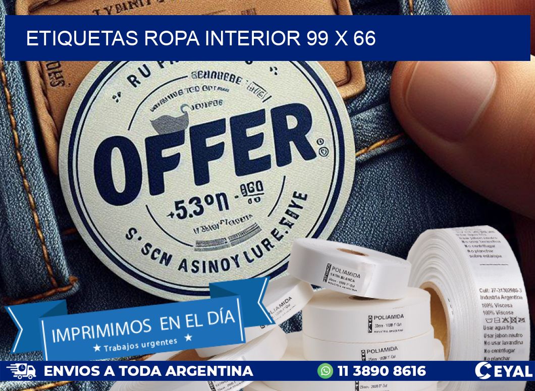 ETIQUETAS ROPA INTERIOR 99 x 66