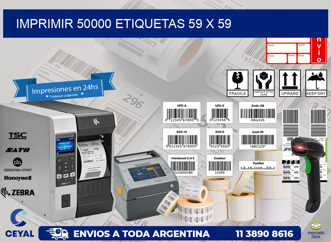 IMPRIMIR 50000 ETIQUETAS 59 x 59