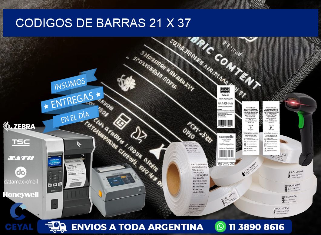 codigos de barras 21 x 37