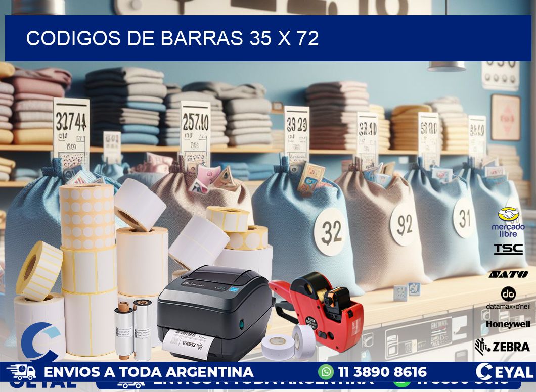 codigos de barras 35 x 72