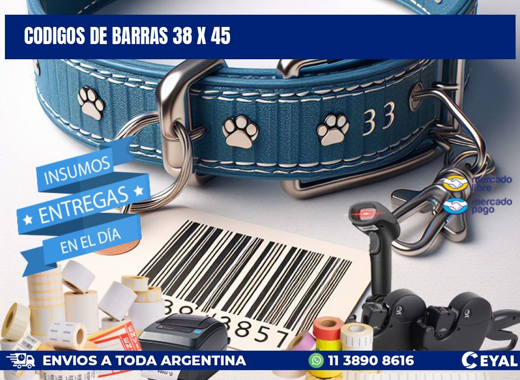 codigos de barras 38 x 45