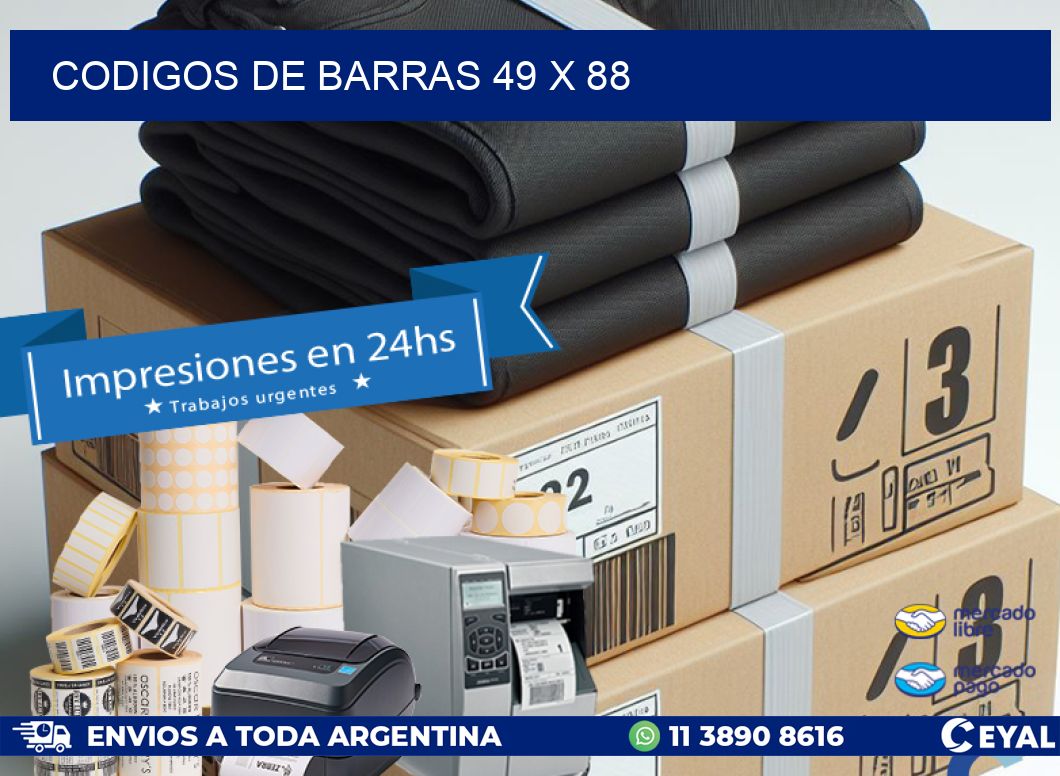 codigos de barras 49 x 88