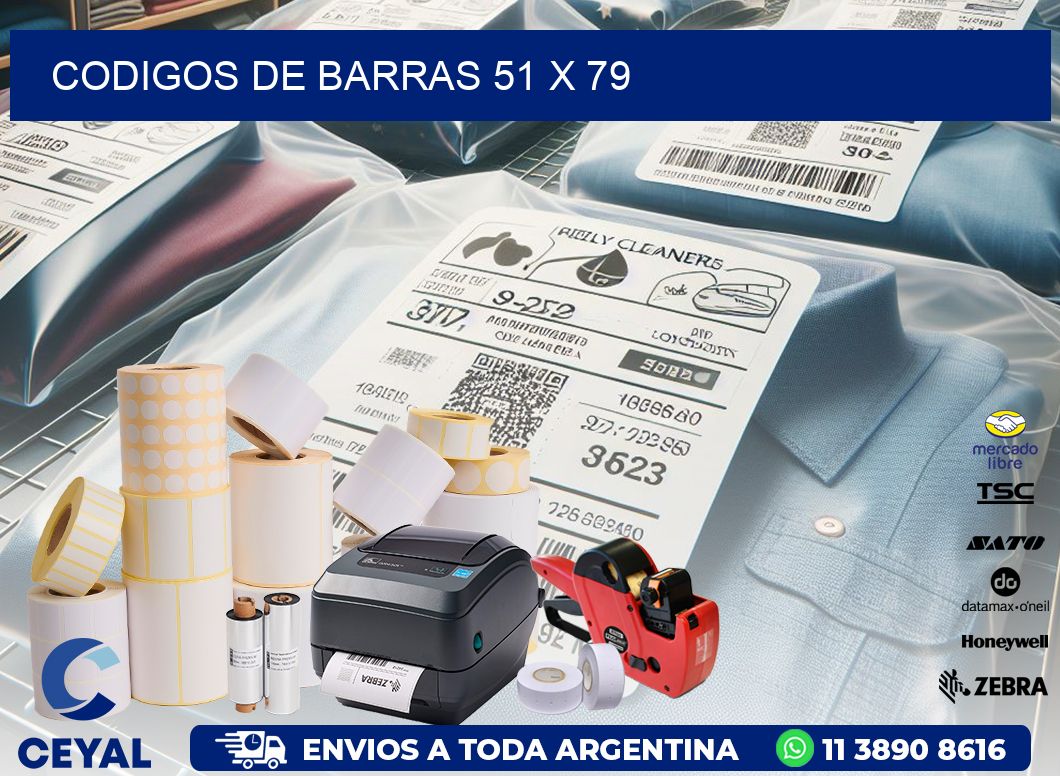 codigos de barras 51 x 79