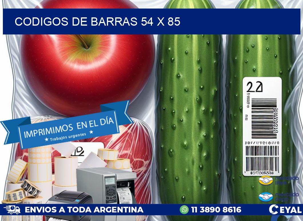 codigos de barras 54 x 85