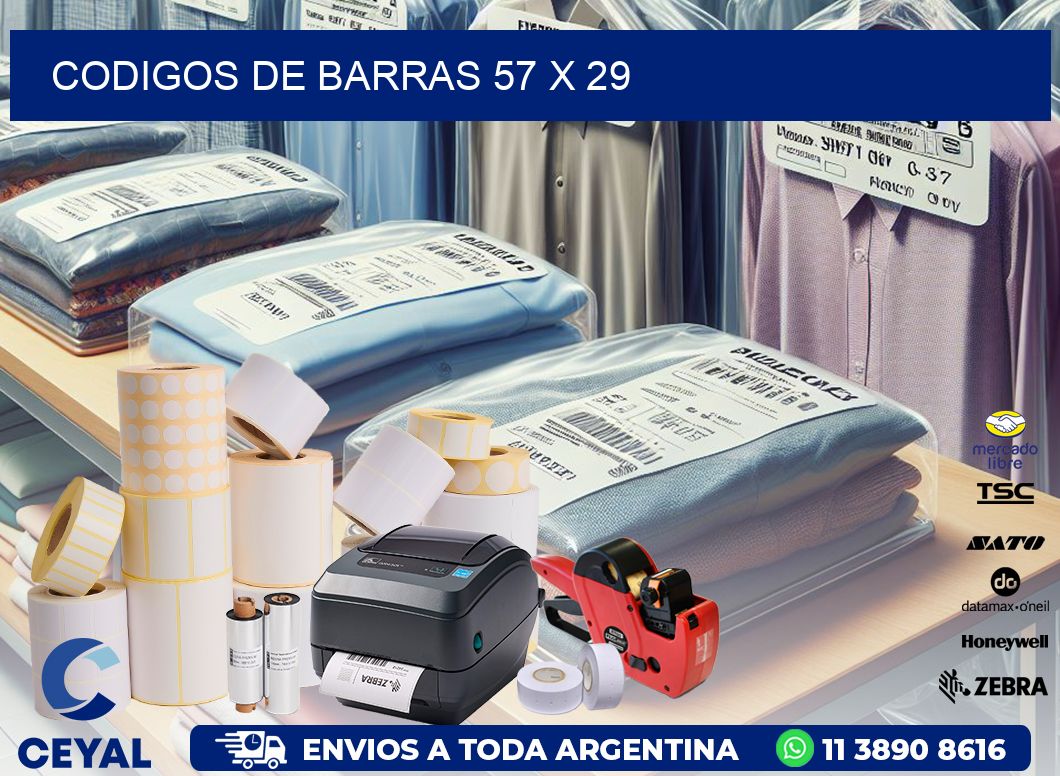 codigos de barras 57 x 29