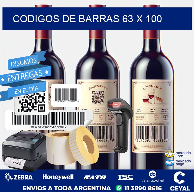 codigos de barras 63 x 100